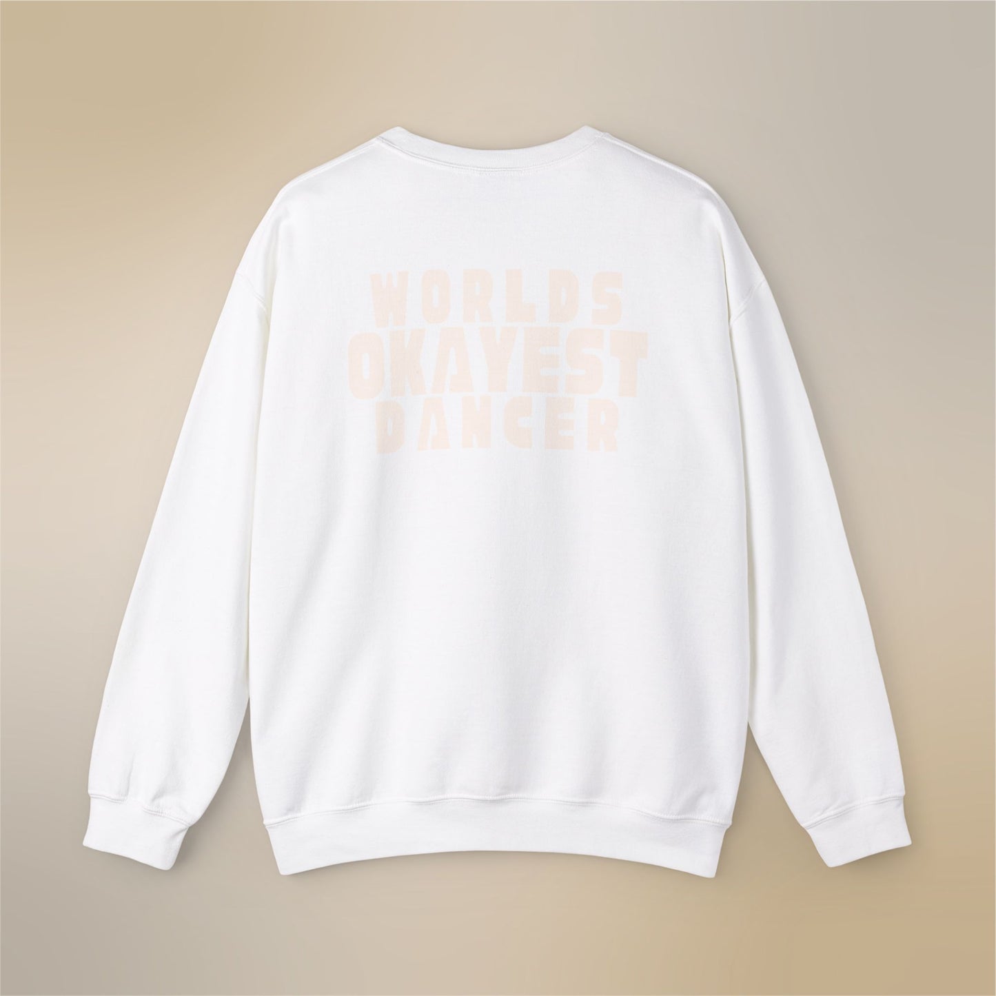 World's Okayest Dancer Crewneck Sweatshirt - Ballroom Comfort for Social Dancers