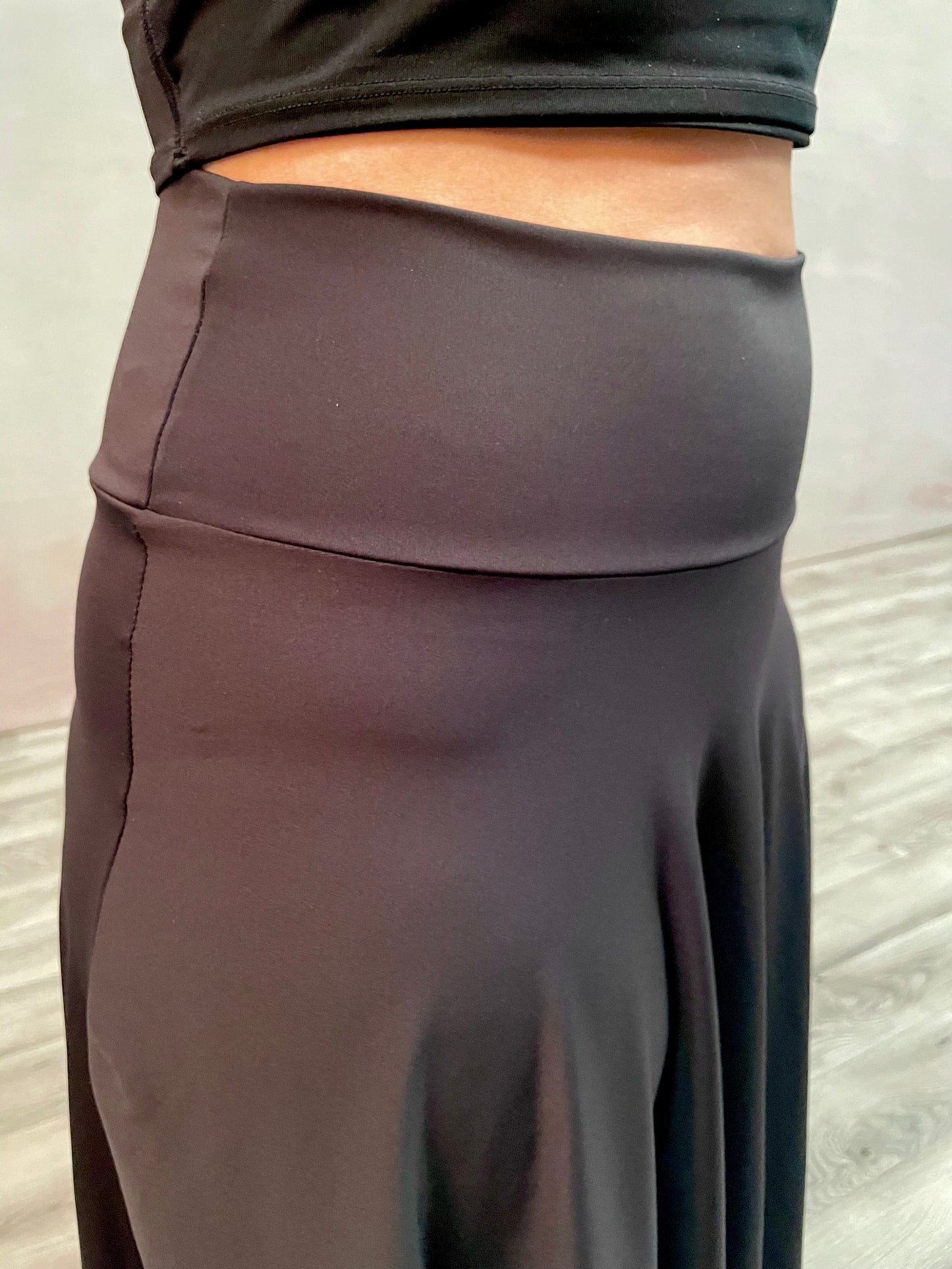 Simply Smooth Dance Skirt - Full Length with Custom Fit | DANCEHIDEZ